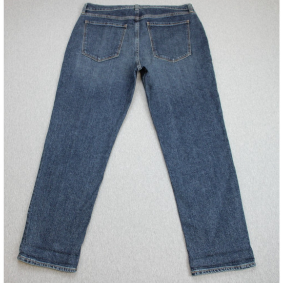 Old Navy Jeans Womens Size 12 Blue Cotton Blend Mid-Rise Boyfriend Regular Fit - Picture 2 of 7
